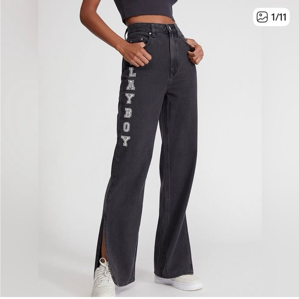 PacSun Women's High Rise Dark Gray Jeans